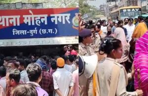 बच्ची का कार में शव मिलने का मामला: आक्रोशित लोगों ने किया थाने का घेराव, आरोपियों को फांसी देने की मांग