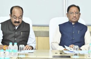 मुख्यमंत्री ने लोक निर्माण विभाग के कार्यों की समीक्षा की, नए विधानसभा भवन में सिविल एवं विद्युत यांत्रिकी का 95% काम पूरा