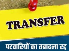 सरकारी सख्ती: राजस्व विभाग में 106 पटवारी बदले गए, वर्षों से जमे अधिकारियों पर कार्रवाई