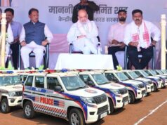 सुरक्षा व्यवस्था होगी और मजबूत, रायपुर में अमित शाह ने नई Dial-112 सेवा और मोबाइल फॉरेंसिक वैन को हरी झंडी दिखाई