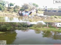 गोचा नदी स्टॉप डैम की तस्वीर बदली जल गंगा संवर्धन अभियान में जनसहभागिता का अहम योगदान