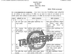 भोपाल: आईपीएस अधिकारियों के बड़े तबादले, कई जिलों में एसपी बदले गए