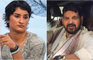 कुश्ती महासंघ विवाद: विनेश की पोस्ट और बृजभूषण के जवाब ने बढ़ाया सियासी पारा