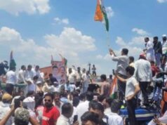किसान आंदोलन के नाम पर सड़क जाम, हाईवे पर लंबा जाम और यात्रियों की बढ़ी मुश्किलें