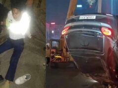 पुलिस चेकिंग बनी जानलेवा: आरक्षक पर चढ़ाई कार, दो आरोपी चढ़े हत्थे