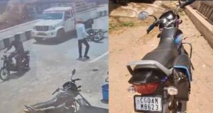 तेज रफ्तार ने ली जान, धमतरी में पिकअप के नीचे आए बाइक सवार की मौके पर मौत