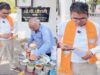 वीडियो में दिखा सादगी भरा अंदाज: ओपी चौधरी ने ‘झालमुड़ी’ के साथ जीत का जश्न मनाया