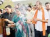 उद्योग मंत्री देवांगन ने नारियल तोड़कर कराया कार्य का शुभारंभ