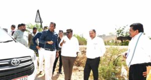 लोक निर्माण विभाग के सचिव ने अधिकारियों के साथ किया हाईवे प्रोजेक्ट का समीक्षा दौरा