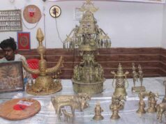 झारा शिल्प और बेलमेटल उत्पाद रहे आकर्षण का केंद्र