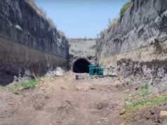 धार की टीही टनल का निर्माण अंतिम चरण में, 60 मीटर काम बाकी और 12 मीटर में ट्रैक बिछा