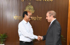 मध्य प्रदेश DGP कैलाश मकवाणा से नीदरलैंड के कॉन्सुल जनरल की मुलाकात, आपसी सहयोग को लेकर अहम चर्चा