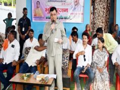40 लाख की सड़क परियोजना का शुभारंभ, मंत्री बोले- ढाई साल में 1000 करोड़ के विकास कार्य स्वीकृत
