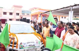 मुख्यमंत्री विष्णुदेव साय ने दिखाई हरी झंडी, दी शुभकामनाएं