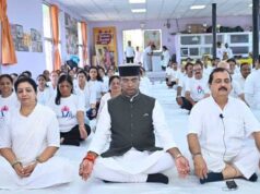 स्वस्थ भारत का संदेश: हजारों युवाओं ने केंद्रीय मंत्री सेठ और मंत्री सारंग के साथ किया योग
