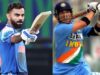 रन, शतक और औसत में कोहली का सचिन पर बड़ा पलड़ा