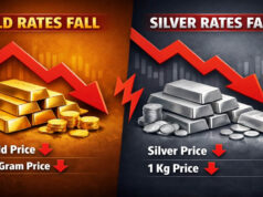 Silver Price Fall: चांदी का बुलबुला फूटा, कीमतों में बड़ी गिरावट; जानें 24 कैरेट सोने का आज का रेट