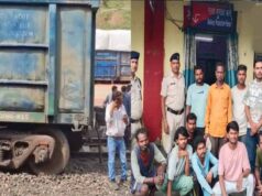 मालगाड़ी डिरेलमेंट केस में RPF की कार्रवाई, बिलासपुर से 10 आरोपी दबोचे गए