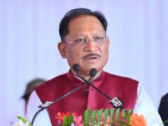 मुख्यमंत्री विष्णुदेव साय समोदा में लोकार्पण-भूमिपूजन कार्यक्रम में हुए शामिल