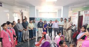 जिला चिकित्सालय अनूपपुर में निःशुल्क मेगा स्वास्थ्य शिविर सम्पन्न