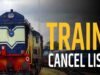 Train Cancelled: बिलासपुर जोन की 5 ट्रेनें अलग-अलग तारीखों पर रहेंगी रद्द, हजारों यात्रियों पर पड़ेगा असर