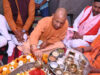 सावन में CM योगी की शिव आराधना, रुद्राभिषेक कर प्रदेशवासियों के सुख-समृद्धि की मांगी कामना