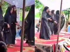 गोंडा स्कूल में छात्राओं को बुर्का पहनाकर डांस कराने का वीडियो वायरल, विवाद बढ़ा तो प्रबंधक ने दी सफाई