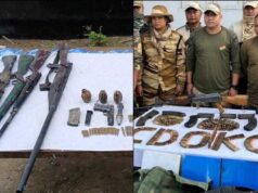 इंफाल पूर्व में पुलिस और सेना का संयुक्त एक्शन, भारी हथियारों समेत 3 उग्रवादी दबोचे