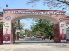 ठाकुर रोशन सिंह के नाम पर हो SRN अस्पताल, प्रयागराज में लगे पोस्टर