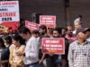 CG Bank News: 5 दिवसीय बैंक सप्ताह को लेकर बैंक अधिकारियों-कर्मचारियों का प्रदर्शन, सरकार से की मांग