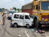 धार में ट्रॉले ने वैन को मारी जोरदार टक्कर, गुजरात के 6 युवकों की दर्दनाक मौत