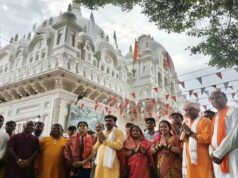 राज्य मंत्री लोधी ने हज़ारों कांवड़ियों संग किया भगवान जागेश्वरनाथ का जलाभिषेक