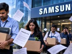 Samsung India में बड़ी छंटनी, TV और होम अप्लायंसेज बिजनेस से 100 अधिकारियों की नौकरी गई