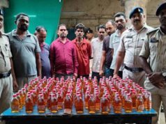 शराब तस्करी का बड़ा खुलासा, संकुल समन्वयक-शिक्षक समेत 7 दबोचे; कार और 40 पेटियां जब्त