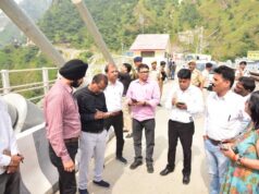 सलाल जलविद्युत परियोजना पहुंचा पत्रकार दल, 690 मेगावाट क्षमता वाले प्रोजेक्ट का लिया जायजा