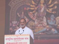 101 साल पहले हिंदू एकता और स्वतंत्रता था संघ का उद्देश्य, विजयादशमी कार्यक्रम में बोले संजय गुप्त