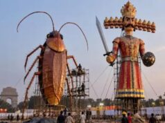 दिल्ली की रामलीला में कॉकरोच के पुतले पर विवाद, धार्मिक परंपरा और राजनीतिक संदेश को लेकर उठे सवाल