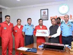 मुख्यमंत्री विष्णुदेव साय ने सारंग टीम का किया स्वागत, बोले- युवाओं में देशभक्ति और राष्ट्रसेवा की भावना होगी मजबूत