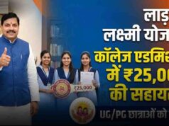 लाड़ली लक्ष्मी योजना के लाभार्थियों के लिए बड़ी खबर, 21 वर्ष की आयु पूरी करने वाली पात्र बेटियों को मिलेगी परिपक्वता राशि