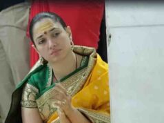 उज्जैन महाकाल मंदिर पहुंचीं तमन्ना भाटिया, भस्म आरती में शामिल होकर की पूजा-अर्चना