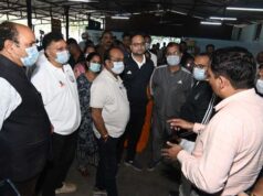 साफ-सफाई की व्यवस्था और एसएलआरएम सेंटर का लिया जायजा