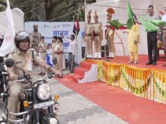 13 राज्यों के 139 पुलिस राइडर्स लगभग 2,500 किलोमीटर की यात्रा कर पहुंचे भोपाल